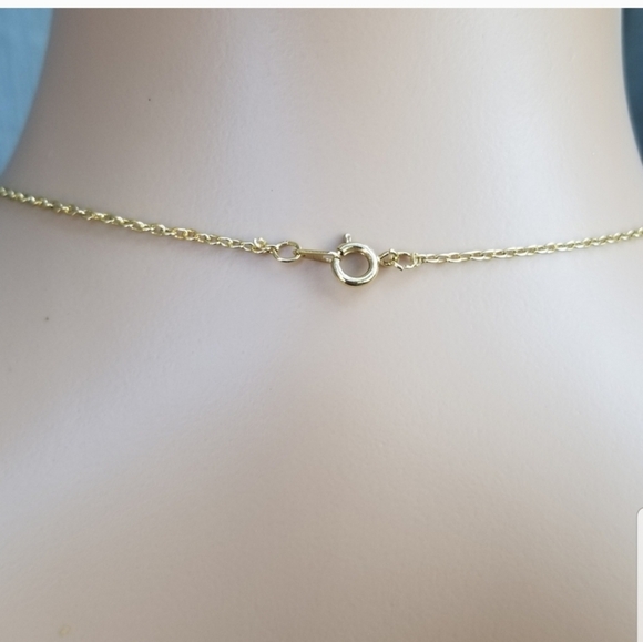 GOLDTONED FIVE STAR DAINTY NECKLACE - Picture 4 of 4